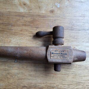 REDLICH'S WARRANTED FAUCET (WOODEN SPIGOT) GUC MADE IN USA SEE PICTURES "BIN E"